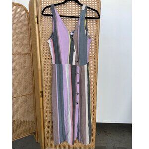 Patrons of Peace, Purple Multi-Colored Summer Dress